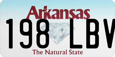AR license plate 198LBV