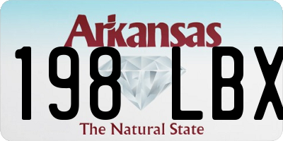 AR license plate 198LBX