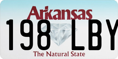 AR license plate 198LBY