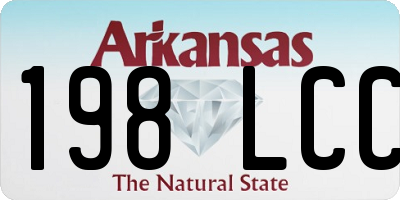 AR license plate 198LCC