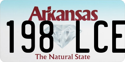 AR license plate 198LCE