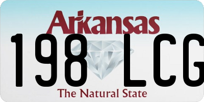AR license plate 198LCG
