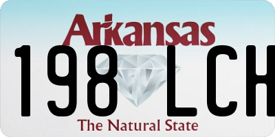 AR license plate 198LCH