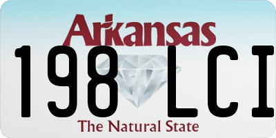 AR license plate 198LCI