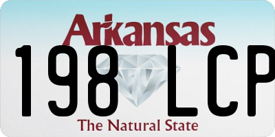 AR license plate 198LCP