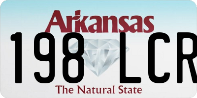 AR license plate 198LCR