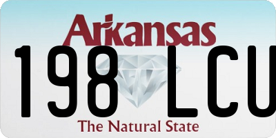 AR license plate 198LCU