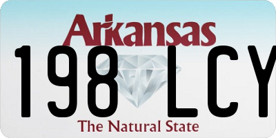 AR license plate 198LCY
