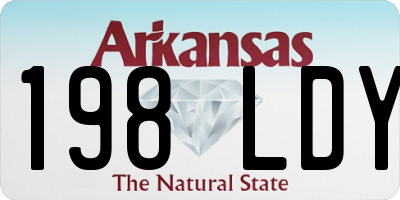 AR license plate 198LDY