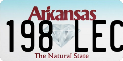AR license plate 198LEC