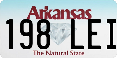 AR license plate 198LEI