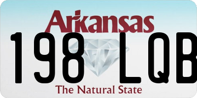AR license plate 198LQB