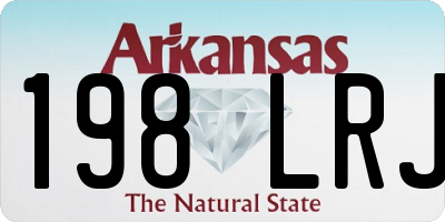 AR license plate 198LRJ