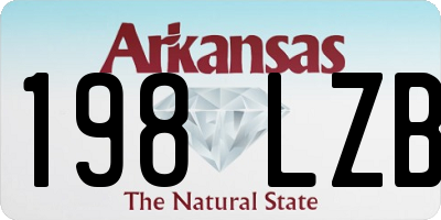 AR license plate 198LZB