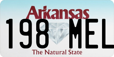 AR license plate 198MEL