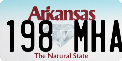 AR license plate 198MHA