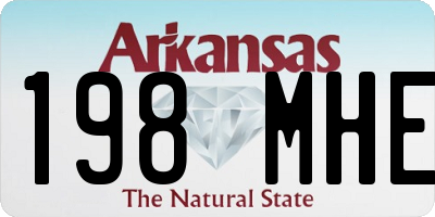 AR license plate 198MHE
