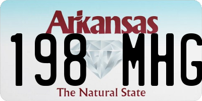 AR license plate 198MHG