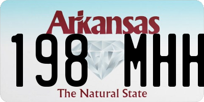 AR license plate 198MHH