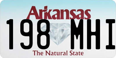 AR license plate 198MHI
