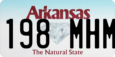 AR license plate 198MHM