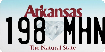 AR license plate 198MHN
