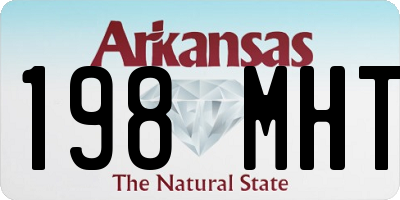 AR license plate 198MHT