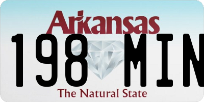 AR license plate 198MIN