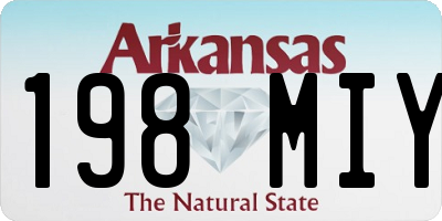 AR license plate 198MIY