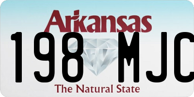AR license plate 198MJC