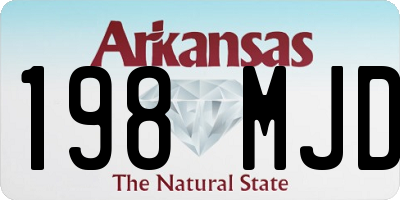 AR license plate 198MJD
