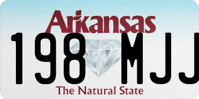 AR license plate 198MJJ