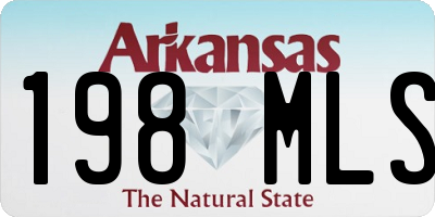 AR license plate 198MLS