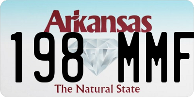 AR license plate 198MMF