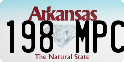 AR license plate 198MPC