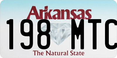 AR license plate 198MTC