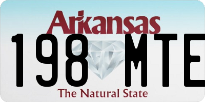 AR license plate 198MTE