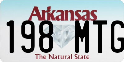 AR license plate 198MTG