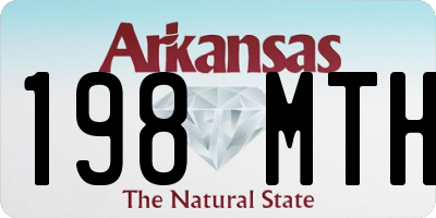 AR license plate 198MTH