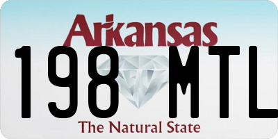 AR license plate 198MTL