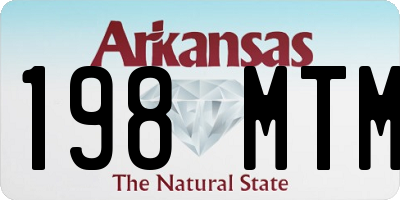 AR license plate 198MTM