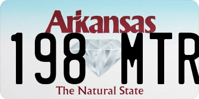 AR license plate 198MTR