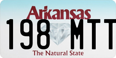 AR license plate 198MTT