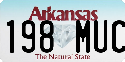 AR license plate 198MUC