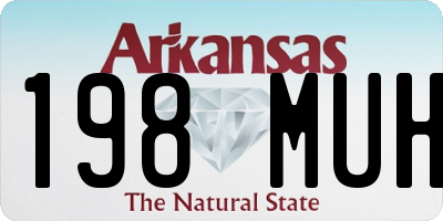 AR license plate 198MUH