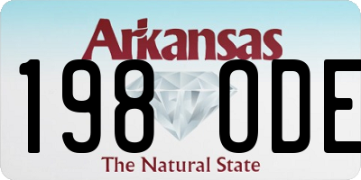 AR license plate 198ODE