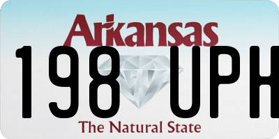 AR license plate 198UPH