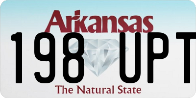 AR license plate 198UPT