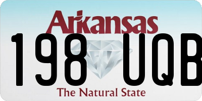 AR license plate 198UQB