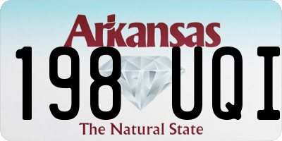 AR license plate 198UQI